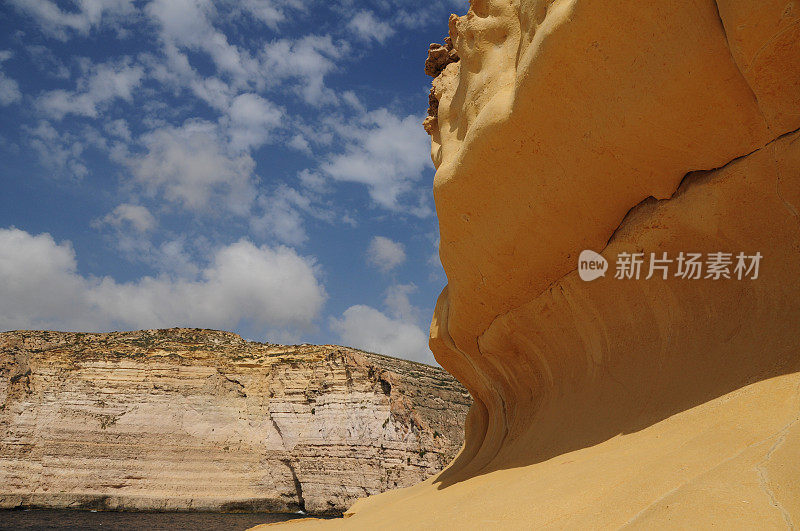 Xlendi Gozo,马耳他群岛。